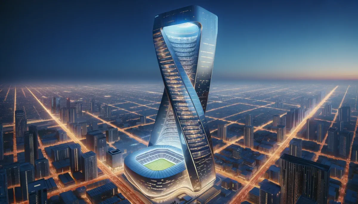 NEOM Stadium: L'Incredibile Stadio Sospeso a 330 Metri di Altezza