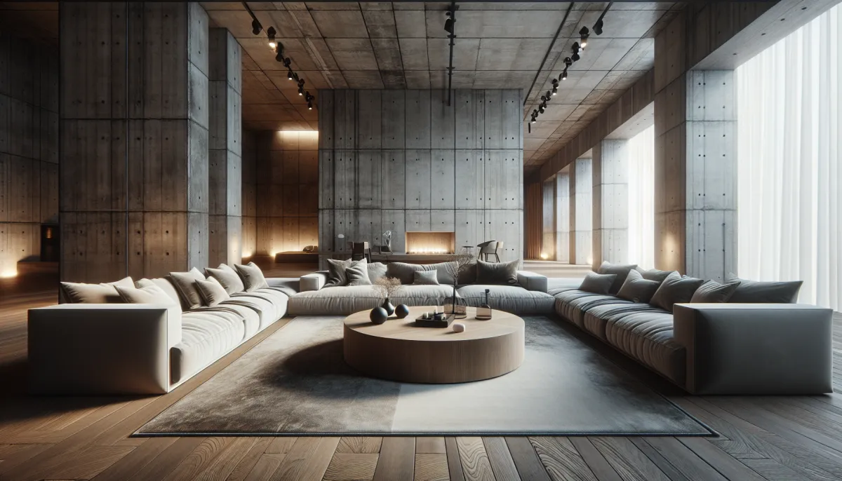 Brutalismo Chic: Cemento e Marmo, l’Equilibrio tra Grezzo e Raffinato