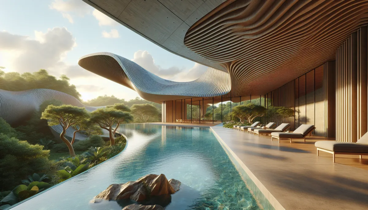 Crest Nine: Architettura Parabolica che Abbraccia il Mare Arabo