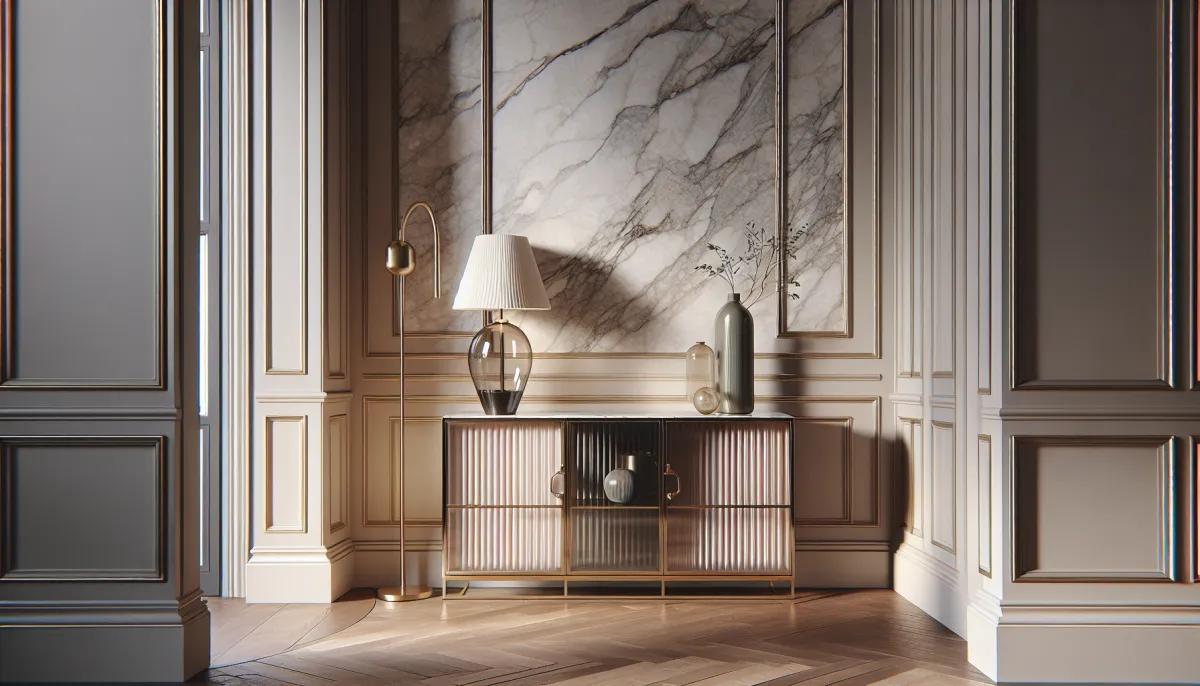 Neo Deco: il ritorno del dettaglio prezioso tra ottone, vetri fluted e geometrie d’autore